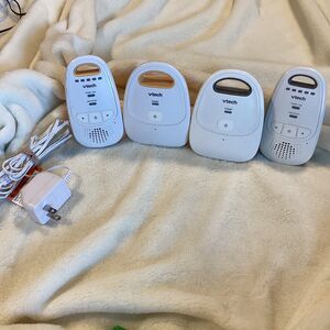 2 Sets Of Vtech DM111 & DM112 Baby Monitor Monitors TESTED / Works